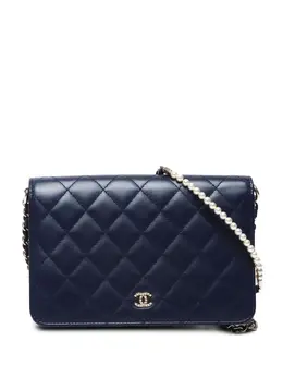 CHANEL Pre-Owned: Синяя сумка 