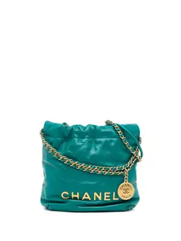 CHANEL Pre-Owned: Блестящая сумка 