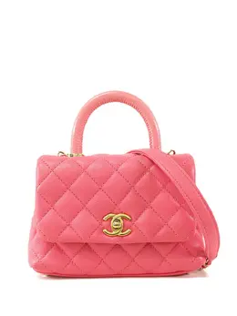 CHANEL Pre-Owned: Розовая сумка 