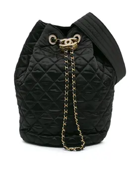 CHANEL Pre-Owned: Чёрная сумка 