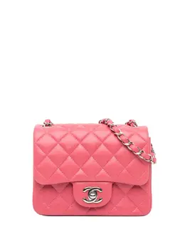 CHANEL Pre-Owned: Розовая сумка через плечо 