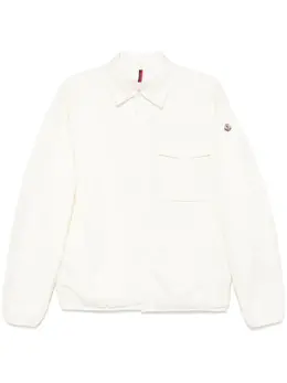 Moncler: Белая куртка 