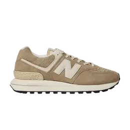 New Balance: Коричневые кроссовки  574