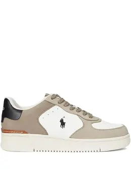 Polo Ralph Lauren: Белые кроссовки 