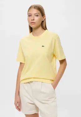 Lacoste: Жёлтая футболка 