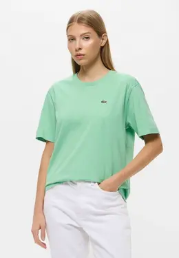 Lacoste: Зелёная футболка 