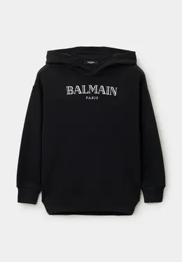 Balmain: Чёрная толстовка 