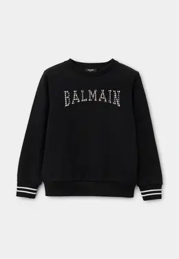 Balmain: Чёрный свитшот 