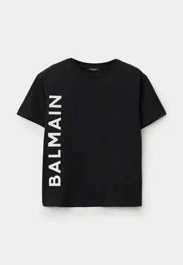 Balmain: Чёрная футболка 