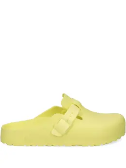 Birkenstock: Жёлтые сабо  Boston