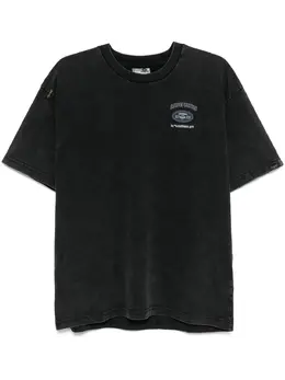 AAPE BY *A BATHING APE®: Чёрная футболка 