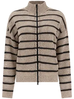 Brunello Cucinelli: Кардиган в полоску 