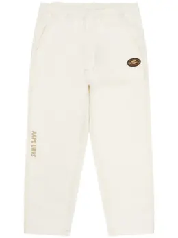 AAPE BY *A BATHING APE®: Светлые брюки 
