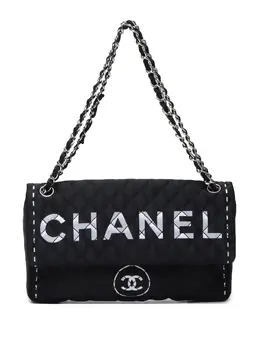 CHANEL Pre-Owned: Чёрная сумка 