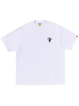 A BATHING APE®: Белая футболка 