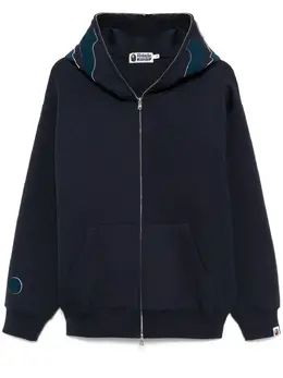 A BATHING APE®: Синяя толстовка 