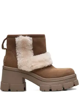 UGG: Коричневые ботинки 