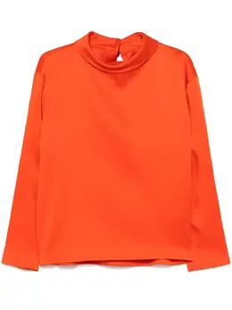 Carven: Атласная блуза 