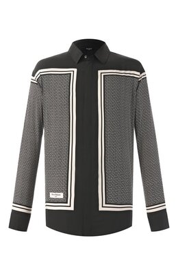 Balmain: Рубашка из вискозы 