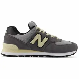 New Balance: Серые кроссовки  574