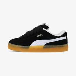 PUMA: Тёмные кеды  Suede