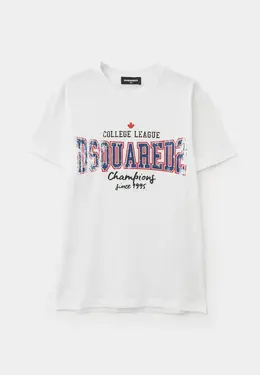 Dsquared2: Белая футболка 