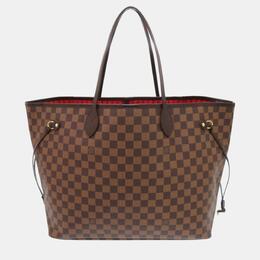 Louis Vuitton: Коричневая сумка-шоппер  Neverfull