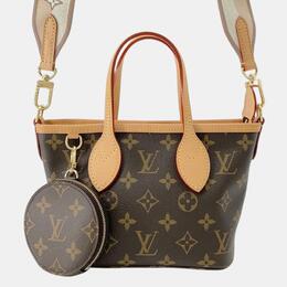 Louis Vuitton: Коричневая сумка-шоппер  Neverfull