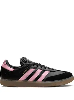 adidas: Чёрные кроссовки  Samba