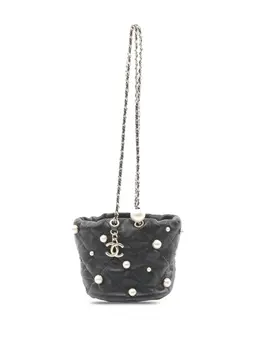 CHANEL Pre-Owned: Чёрная сумка 