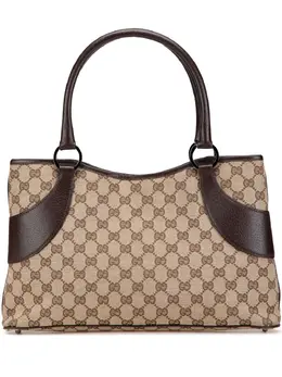 Gucci Pre-Owned: Коричневая сумка-шоппер 