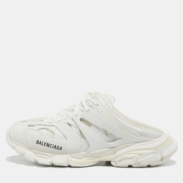 Balenciaga: Белые сабо  Track