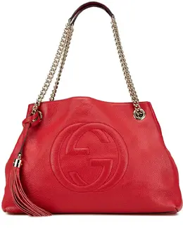 Gucci Pre-Owned: Красная сумка-шоппер 