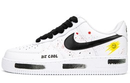 Nike: Чёрные кроссовки  Air Force 1