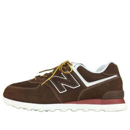 New Balance: Коричневые кроссовки  574