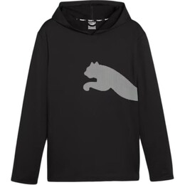 PUMA: Чёрная толстовка 