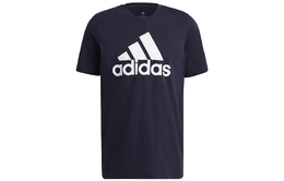 Adidas: Синяя футболка 