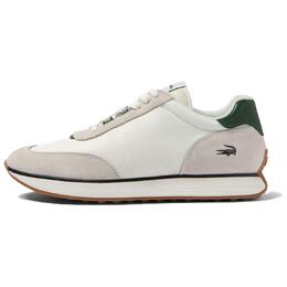 Lacoste: Белые кроссовки 