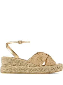 Jimmy Choo: Бежевые мокасины 