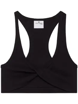 Courrèges: Чёрный топ 