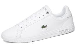 Lacoste: Белые кроссовки 