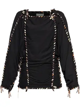 ISABEL MARANT: Чёрный топ 