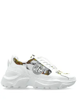 Versace Jeans Couture: Белые кроссовки 