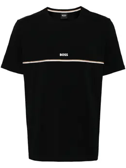 BOSS: Чёрная футболка 