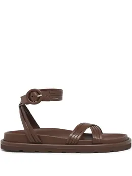 Gianvito Rossi: Коричневые сандалии 