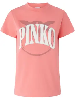 PINKO: Розовая футболка 