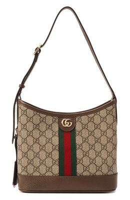 Gucci: Бежевая сумка  Ophidia