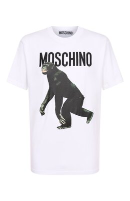 Moschino: Хлопковая футболка 