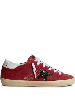 Golden Goose: Красные кроссовки  Super Star