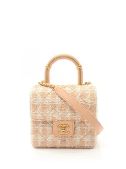 CHANEL Pre-Owned: Бежевая сумка 
